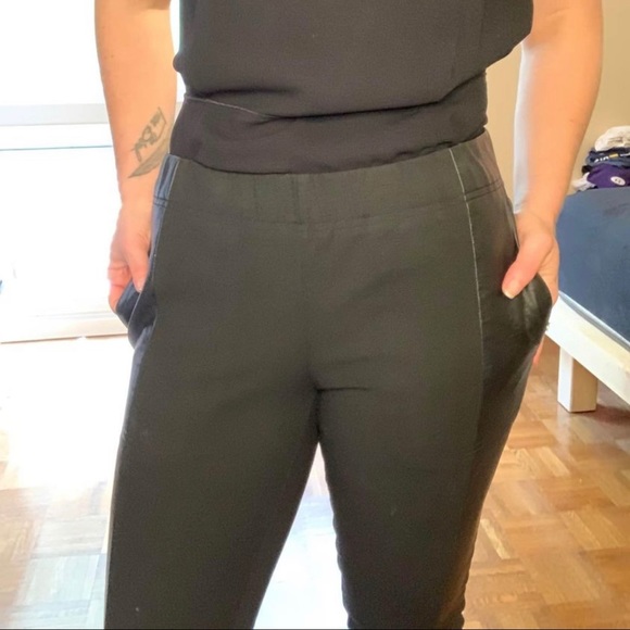 Club Monaco Faux Leather Pants - 8 - Picture 4 of 7